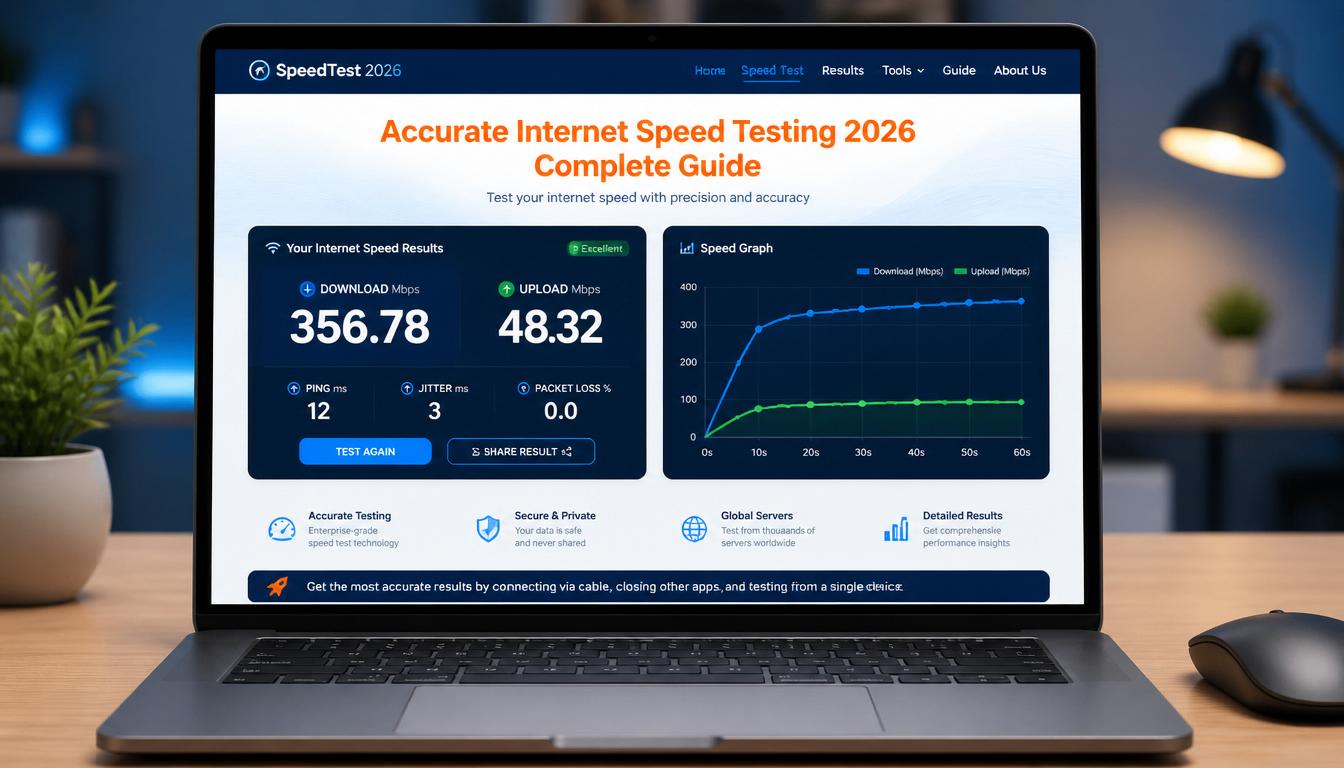 Accurate Internet Speed Testing 2026: Complete Guide