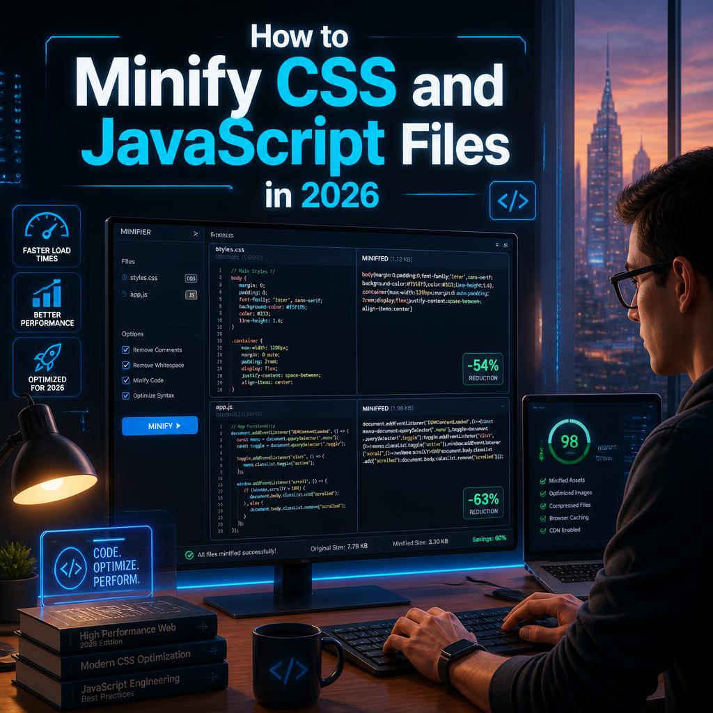 How to Minify CSS and JavaScript Files in 2026